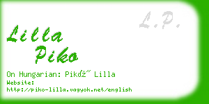 lilla piko business card